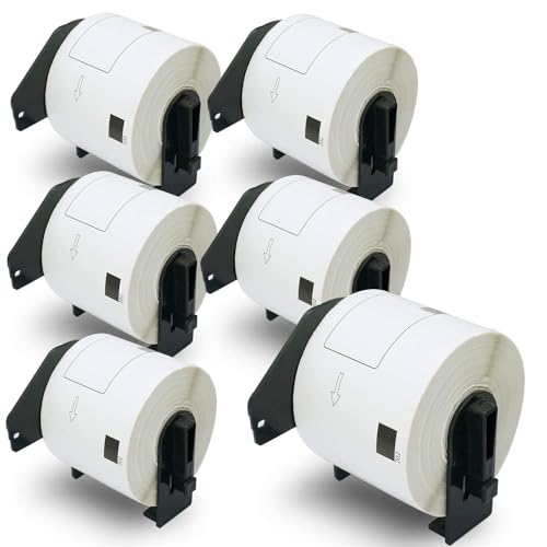 BETCKEY - 6 Rollen DK-11202 Versandetiketten Kompatibel mit Brother, 62mm x 100mm, 1800 Etiketten für Brother QL Etikettendrucker BETCKEY - 6 Rollen DK-11202 Versandetiketten Kompatibel mit Brother, 62mm x 100mm, 1800 Etiketten für Brother QL Etikettendrucker von BETCKEY
