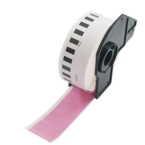 BETCKEY - 1 Rolle DK-22214 Endlosetiketten (Papier) Kompatibel mit Brother, 12mm x 30.48m, 1 Farbige Etiketten Rosa für Brother QL Etikettendrucker BETCKEY - 1 Rolle DK-22214 Endlosetiketten (Papier) Kompatibel mit Brother, 12mm x 30.48m, 1 Farbige Etiketten Rosa für Brother QL Etikettendrucker von BETCKEY