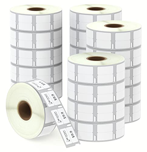 BETCKEY - 20 Rollen 11353 Selbstklebende Etiketten Kompatibel mit DYMO S0722530, 13mm x 25mm, 20000 Mehrzwecketiketten (Klein) für LabelWriter 450 Serie und 4XL von BETCKEY