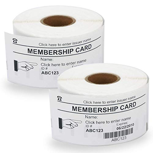 BETCKEY - 2 Rollen 11356 Selbstklebende Etiketten Kompatibel mit DYMO S0722560, 41mm x 89mm, 600 kleine Namensschilder für LabelWriter 450, 4XL NICHT passend 550 oder 5XL von BETCKEY