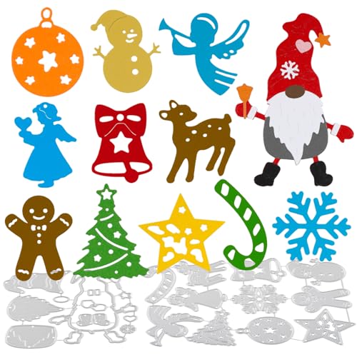 BETESSIN 12Pcs Weihnachten Stanzschablonen Weihnachtsmann Stanzform Scrapbooking Wichtel Christmas Cutting Dies Prägeschablone DIY Kartenbasteln Grußkarte Fotoalbum Papier Herstellung BETESSIN 12Pcs Weihnachten Stanzschablonen Weihnachtsmann Stanzform Scrapbooking Wichtel Christmas Cutting Dies Prägeschablone DIY Kartenbasteln Grußkarte Fotoalbum Papier Herstellung von BETESSIN