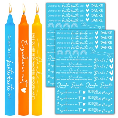 BETESSIN 2 Bögen Kerzentattoos Erzieherin Abschiedsgeschenk Kerzenfolie Erzieherin Geschenk Weiß Kerzen Tattoo Aufkleber Dankeschön Wasserschiebefolie Sticker für DIY Stabkerze Kindergarten Kita BETESSIN 2 Bögen Kerzentattoos Erzieherin Abschiedsgeschenk Kerzenfolie Erzieherin Geschenk Weiß Kerzen Tattoo Aufkleber Dankeschön Wasserschiebefolie Sticker für DIY Stabkerze Kindergarten Kita von BETESSIN