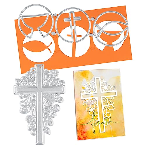 BETESSIN 2Pcs Stanzschablone Kreuz Stanzformen Taufe Kommunion Stanzbögen Grußkarte Metall Cutting Dies Stanzen Prägeschablone DIY Scrapbooking Firmung Kartenherstellung BETESSIN 2Pcs Stanzschablone Kreuz Stanzformen Taufe Kommunion Stanzbögen Grußkarte Metall Cutting Dies Stanzen Prägeschablone DIY Scrapbooking Firmung Kartenherstellung von BETESSIN