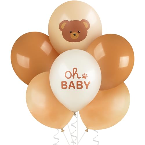 BETESSIN 30 Stück Luftballons Babyparty Deko Mädchen & Junge - Latex Ballons 12 Zoll mit Bären Motiv - Oh Baby Ballons für Baby Party Dekoration, Gender Reveal Party Deko, Babyshowerparty Deko uvm. BETESSIN 30 Stück Luftballons Babyparty Deko Mädchen & Junge - Latex Ballons 12 Zoll mit Bären Motiv - Oh Baby Ballons für Baby Party Dekoration, Gender Reveal Party Deko, Babyshowerparty Deko uvm. von BETESSIN