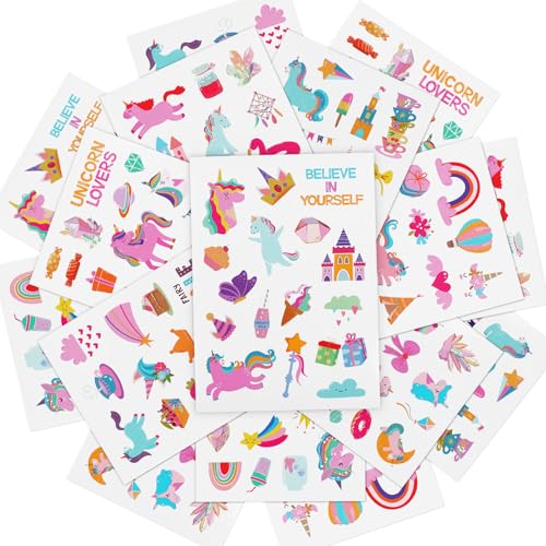 BETESSIN Einhorn Aufkleber Mädchen - 16 Bögen Einhorn Sticker für Kinder - Einhorn Geschenke für Mädchen - Unicorn Sticker für Scrapbooking, Fotoalbum zum Basteln - Einhorn Mitgebsel Kindergeburtstag BETESSIN Einhorn Aufkleber Mädchen - 16 Bögen Einhorn Sticker für Kinder - Einhorn Geschenke für Mädchen - Unicorn Sticker für Scrapbooking, Fotoalbum zum Basteln - Einhorn Mitgebsel Kindergeburtstag von BETESSIN