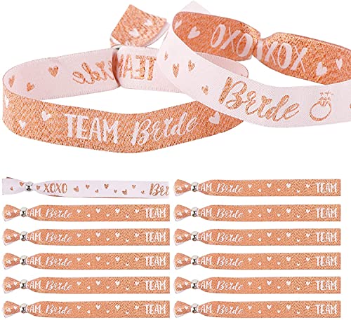 BETESSIN JGA Armbänder Set für Frauen, 1 x Bride + 11 x Team Bride Armbänder JGA Deko für Junggesellinnenabschied Braut Hochzeit Hen Party Accessoires BETESSIN JGA Armbänder Set für Frauen, 1 x Bride + 11 x Team Bride Armbänder JGA Deko für Junggesellinnenabschied Braut Hochzeit Hen Party Accessoires von BETESSIN