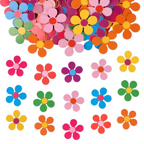 BETESSIN Tischdeko Hippie Party - 120 Stück Bunte Blümchen Konfetti - Blumen Streudeko Frühling - Hippie Deko für 60er Jahre Hippie Party Valentinstag Hochzeit BETESSIN Tischdeko Hippie Party - 120 Stück Bunte Blümchen Konfetti - Blumen Streudeko Frühling - Hippie Deko für 60er Jahre Hippie Party Valentinstag Hochzeit von BETESSIN