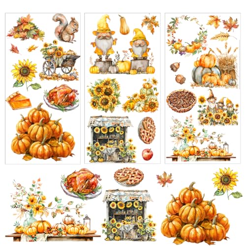 BEUNITONE Rub On Transfer aufkleber Thanksgiving-Themen-Aufkleber Herbst Rub On Transfer Aufkleber Thanksgiving Sonnenblumen Kürbis Gnom Transfer Aufkleber Für Holz Scrapbooking Basteln Heimdekoration BEUNITONE Rub On Transfer aufkleber Thanksgiving-Themen-Aufkleber Herbst Rub On Transfer Aufkleber Thanksgiving Sonnenblumen Kürbis Gnom Transfer Aufkleber Für Holz Scrapbooking Basteln Heimdekoration von BEUNITONE