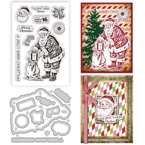 BEUNITONE Transparentes Stempel- und Stanz-Set für Kartenherstellung, 10,9 x 16 cm, wiederverwendbar, transparente Silikondichtungen und Stanzformen für Scrapbooking, Album, personalisierte Geschenke BEUNITONE Transparentes Stempel- und Stanz-Set für Kartenherstellung, 10,9 x 16 cm, wiederverwendbar, transparente Silikondichtungen und Stanzformen für Scrapbooking, Album, personalisierte Geschenke von BEUNITONE