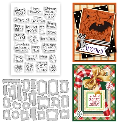 BEUNITONE Transparentes Stempel- und Stanz-Set für Kartenherstellung, 10,9 x 16 cm, wiederverwendbar, transparente Silikondichtungen und Stanzformen für Scrapbooking, Album, personalisierte Geschenke BEUNITONE Transparentes Stempel- und Stanz-Set für Kartenherstellung, 10,9 x 16 cm, wiederverwendbar, transparente Silikondichtungen und Stanzformen für Scrapbooking, Album, personalisierte Geschenke von BEUNITONE