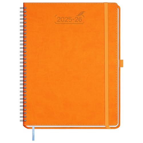 BEZEND Kalender 2025 2026 Wochenplaner A4,18-Monate Juli 25-Dez 26,Buchkalender Ringbuch PU-Leder Softcover 1 Woche 2 Seiten mit Stifthalter - Orange BEZEND Kalender 2025 2026 Wochenplaner A4,18-Monate Juli 25-Dez 26,Buchkalender Ringbuch PU-Leder Softcover 1 Woche 2 Seiten mit Stifthalter - Orange von BEZEND