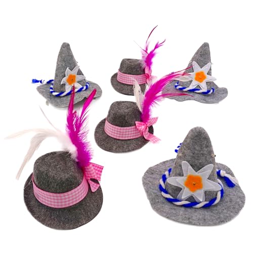 BF Souvenirs 6 Stück Tischdekoration TRACHTEN-HÜTE - Trachtenhut Hochzeit Geburtstag Tracht bayerische Dekoration Tischdeko kleine Trachten Hüte BF Souvenirs 6 Stück Tischdekoration TRACHTEN-HÜTE - Trachtenhut Hochzeit Geburtstag Tracht bayerische Dekoration Tischdeko kleine Trachten Hüte von BF Souvenirs