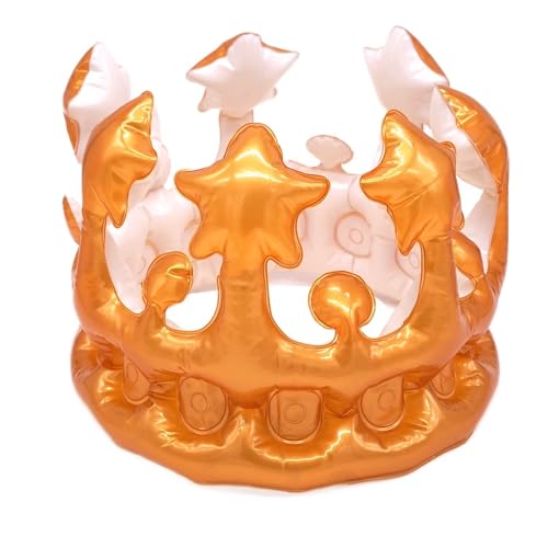 BF Souvenirs aufblasbare Krone KING gold - Party Karneval Fasching König Prinz Prinzessin Geburtstag Feier Pokal BF Souvenirs aufblasbare Krone KING gold - Party Karneval Fasching König Prinz Prinzessin Geburtstag Feier Pokal von BF Souvenirs