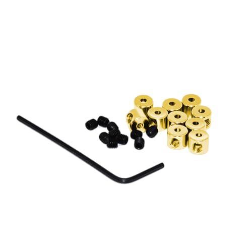 10 x Stecknadeln mit Verriegelungsmechanismus, Broschennadeln, Zubehör, Verriegelungsstift-Verschlüsse für Kleidung und Taschen von BFANGLC