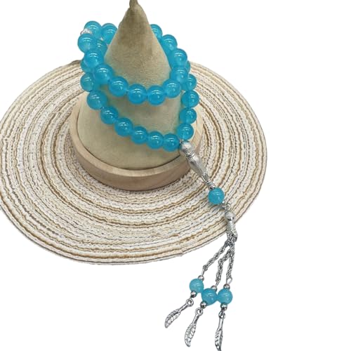 33 Glasperlen, Quasten, Muslime, Rosenkranz, Gebetsperlen, für Damen und Herren, Tasbih-Schmuckzubehör von BFANGLC