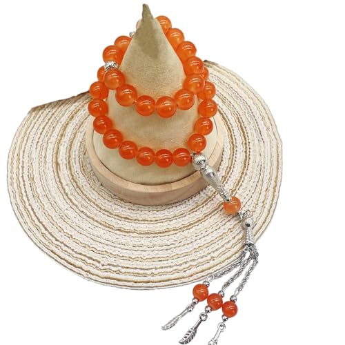 33 Glasperlen, Quasten, Muslime, Rosenkranz, Gebetsperlen, für Damen und Herren, Tasbih-Schmuckzubehör von BFANGLC