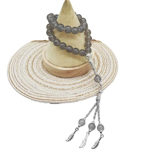 33 Glasperlen, Quasten, Muslime, Rosenkranz, Gebetsperlen, für Damen und Herren, Tasbih-Schmuckzubehör von BFANGLC