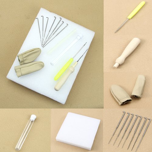 BFANGLC 1 Set Nadelfilz-Starter-Wollfilz-Werkzeugmatte + Zubehör Handwerk + Nadel BFANGLC 1 Set Nadelfilz-Starter-Wollfilz-Werkzeugmatte + Zubehör Handwerk + Nadel von BFANGLC