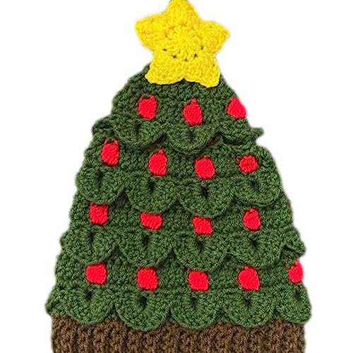 BFANGLC Gestrickte Weihnachtsbaummütze, hält den Kopf warm, Dekorationen für Feiertage, Geburtstag, Neujahr, Party-Dekorationen BFANGLC Gestrickte Weihnachtsbaummütze, hält den Kopf warm, Dekorationen für Feiertage, Geburtstag, Neujahr, Party-Dekorationen von BFANGLC