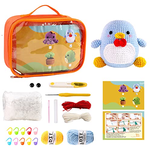 BFANGLC Häkelnadel-Set für Anfänger, handgefertigt, Stricken, Häkelnadeln, Nadel, Garn, Wolle, Nähzubehör von BFANGLC