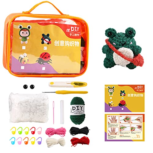 BFANGLC Häkelnadel-Set für Anfänger, handgefertigt, Stricken, Häkelnadeln, Nadel, Garn, Wolle, Nähzubehör von BFANGLC