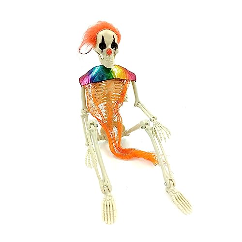 BFANGLC Schreckliche Skelette für Halloween Skelett Spielzeug mit langem hängenden Seil für eine von BFANGLC