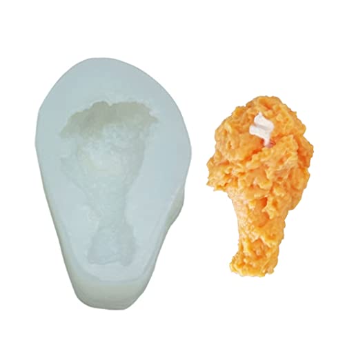 BFANGLC Silikonformen für gebratene Hühnerbeine, Lebensmittelformen, Gips, Ton, Kuchen, Schokolade, Formen zum Backen BFANGLC Silikonformen für gebratene Hühnerbeine, Lebensmittelformen, Gips, Ton, Kuchen, Schokolade, Formen zum Backen von BFANGLC