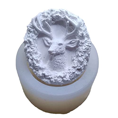 Chritsmas Silikonformen in Hirschkranzform, handgefertigte Ornamente, Harzgussformen für Jahrestag, Hochzeit Chritsmas Silikonformen in Hirschkranzform, handgefertigte Ornamente, Harzgussformen für Jahrestag, Hochzeit von BFANGLC