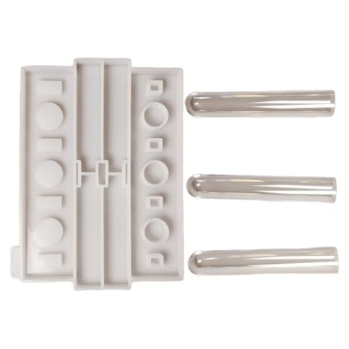 Epoxidharz-Vasenherstellungs-Set, Silikonform mit 3 Glas-Reagenzgläsern für Hydrokultur, Blumenhalter, Schmuckherstellungswerkzeug von BFANGLC
