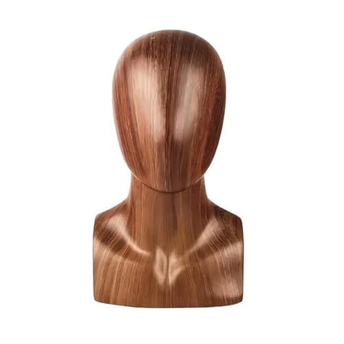 Männlicher Mannequinkopf für Hut und Perücken, Ständer, Holzmaserung, Jute, Ständer, Puppenkopf-Modell-Dekorationen Männlicher Mannequinkopf für Hut und Perücken, Ständer, Holzmaserung, Jute, Ständer, Puppenkopf-Modell-Dekorationen von BFANGLC