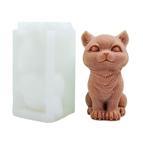 Niedliche Katzenformen, Gießformen, sitzende Katzen, Silikonformen, Seifenformen, Tier-Tonformen zur Herstellung Niedliche Katzenformen, Gießformen, sitzende Katzen, Silikonformen, Seifenformen, Tier-Tonformen zur Herstellung von BFANGLC