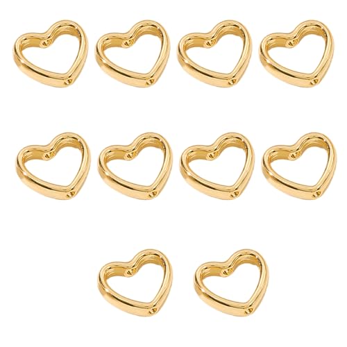 Perlenkreise für handgefertigten Schmuck, praktische Abstandshalter, Verbindungsstücke, Halsketten, 10 Stück von BFANGLC