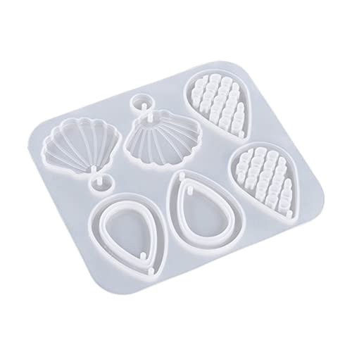 Schmuckgussformen, Schmetterlingsmuscheln, Anhänger, Epoxidharz-Formen mit Loch zum Aufhängen, Schmuckherstellung, Bastelwerkzeuge Schmuckgussformen, Schmetterlingsmuscheln, Anhänger, Epoxidharz-Formen mit Loch zum Aufhängen, Schmuckherstellung, Bastelwerkzeuge von BFANGLC