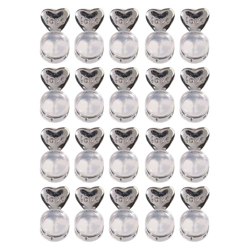 Set mit 20 Ohrläppchenstützen, stilvoll, verstellbar, Ohr-Accessoire, Charm, einfach zu bedienen, Silikon-Ohrringheber Set mit 20 Ohrläppchenstützen, stilvoll, verstellbar, Ohr-Accessoire, Charm, einfach zu bedienen, Silikon-Ohrringheber von BFANGLC