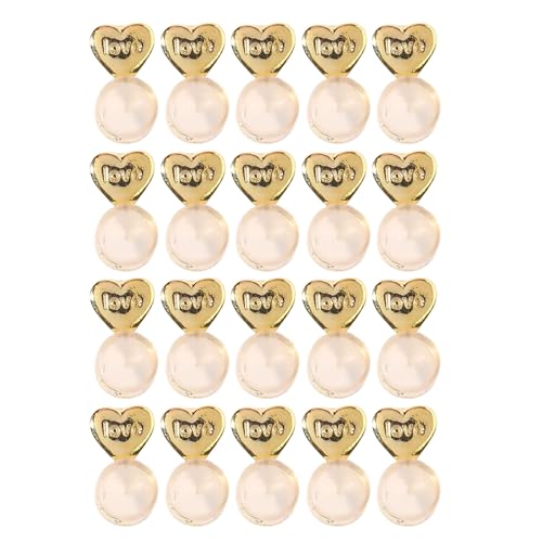Set mit 20 Ohrläppchenstützen, stilvoll, verstellbar, Ohr-Accessoire, Charm, einfach zu bedienen, Silikon-Ohrringheber Set mit 20 Ohrläppchenstützen, stilvoll, verstellbar, Ohr-Accessoire, Charm, einfach zu bedienen, Silikon-Ohrringheber von BFANGLC