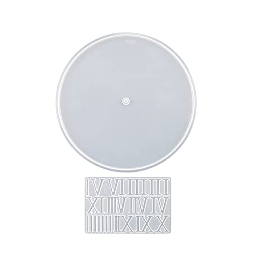 Silikon-Form für Uhr, Epoxidharz, Gießuhr, Wanddekoration, Zahlen, Uhr, Wandbehang, Dekoration von BFANGLC