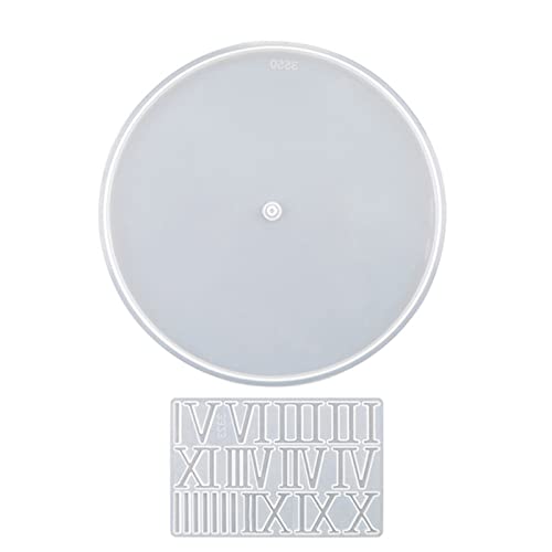 Silikon-Form für Uhr, Epoxidharz, Gießuhr, Wanddekoration, Zahlen, Uhr, Wandbehang, Dekoration von BFANGLC