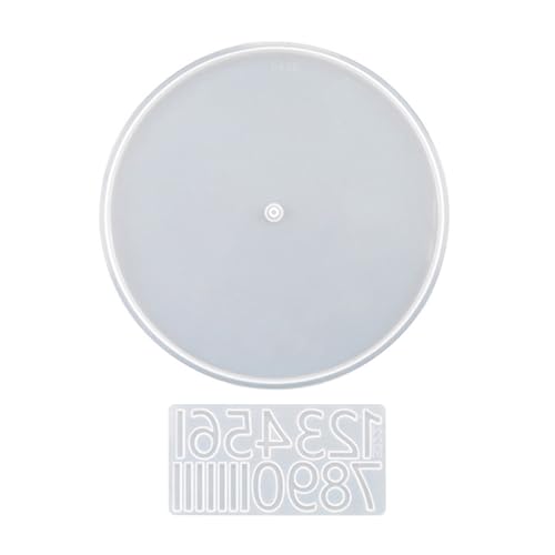 Silikon-Form für Uhr, Epoxidharz, Gießuhr, Wanddekoration, Zahlen, Uhr, Wandbehang, Dekoration von BFANGLC