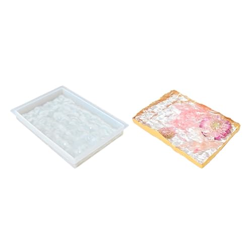 Silikonform mit Wasserwellen, Epoxidharz, flexible Silikonform für künstlerische Heimdekorationen, Displayplattenherstellung von BFANGLC