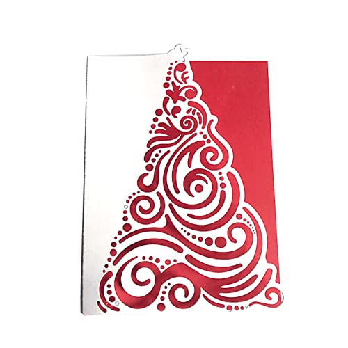 Stanzformen mit Weihnachtsbaum-Motiv, für Weihnachtskarten, Scrapbooking, Alben, Basteln von BFANGLC