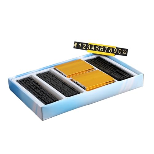 Würfel, verstellbare Montagenummer, abgewinkelt, Preis-Zähler, Display-Ständer, Preismarker, Etiketten, Aufkleber, 16 Stück Würfel, verstellbare Montagenummer, abgewinkelt, Preis-Zähler, Display-Ständer, Preismarker, Etiketten, Aufkleber, 16 Stück von BFANGLC