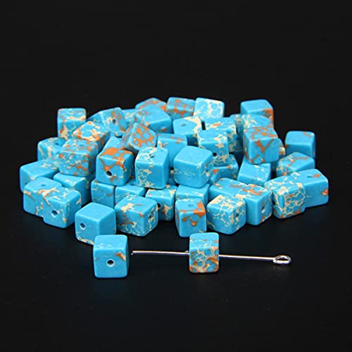 Modefarben 4 mm / 6 mm / 8 mm quadratische Perlen Würfel Natursteinperlen DIY handgefertigte Edelsteinperlen für die Schmuckherstellung Großhandel-Blauer Kaiser, 4 mm ca. 20 Stück Modefarben 4 mm / 6 mm / 8 mm quadratische Perlen Würfel Natursteinperlen DIY handgefertigte Edelsteinperlen für die Schmuckherstellung Großhandel-Blauer Kaiser, 4 mm ca. 20 Stück von BFAUNRY