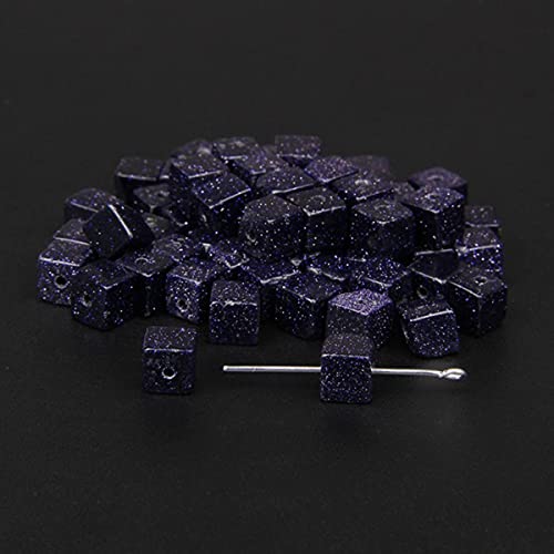 Modefarben 4 mm / 6 mm / 8 mm quadratische Perlen Würfel Natursteinperlen DIY handgefertigte Edelsteinperlen für die Schmuckherstellung Großhandel-Blauer Sandstein, 4 mm ca. 20 Stück Modefarben 4 mm / 6 mm / 8 mm quadratische Perlen Würfel Natursteinperlen DIY handgefertigte Edelsteinperlen für die Schmuckherstellung Großhandel-Blauer Sandstein, 4 mm ca. 20 Stück von BFAUNRY
