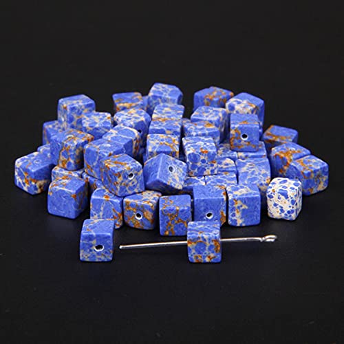 Modefarben 4 mm / 6 mm / 8 mm quadratische Perlen Würfel Natursteinperlen DIY handgefertigte Edelsteinperlen für die Schmuckherstellung Großhandel-Dunkelblauer Kaiser, 6 mm ca. 10 Stück Modefarben 4 mm / 6 mm / 8 mm quadratische Perlen Würfel Natursteinperlen DIY handgefertigte Edelsteinperlen für die Schmuckherstellung Großhandel-Dunkelblauer Kaiser, 6 mm ca. 10 Stück von BFAUNRY