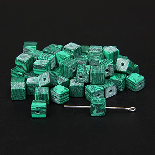 Modefarben 4 mm / 6 mm / 8 mm quadratische Perlen Würfel Natursteinperlen DIY handgefertigte Edelsteinperlen für die Schmuckherstellung Großhandel-Malachit, 8 mm ca. 20 Stück Modefarben 4 mm / 6 mm / 8 mm quadratische Perlen Würfel Natursteinperlen DIY handgefertigte Edelsteinperlen für die Schmuckherstellung Großhandel-Malachit, 8 mm ca. 20 Stück von BFAUNRY