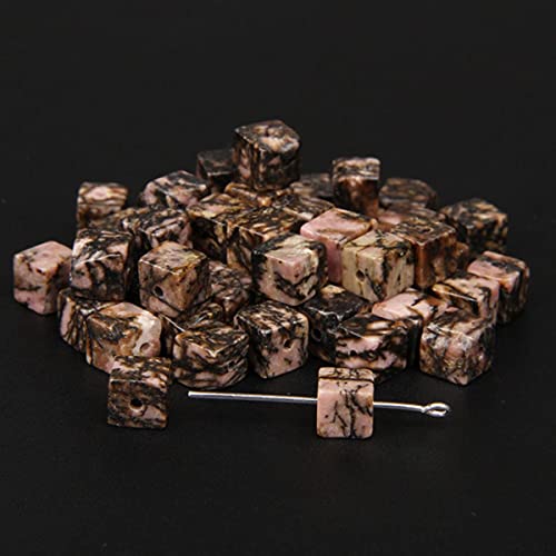 Modefarben 4 mm / 6 mm / 8 mm quadratische Perlen Würfel Natursteinperlen DIY handgefertigte Edelsteinperlen für die Schmuckherstellung Großhandel-Rhodochrosit, 8 mm ca. 10 Stück Modefarben 4 mm / 6 mm / 8 mm quadratische Perlen Würfel Natursteinperlen DIY handgefertigte Edelsteinperlen für die Schmuckherstellung Großhandel-Rhodochrosit, 8 mm ca. 10 Stück von BFAUNRY