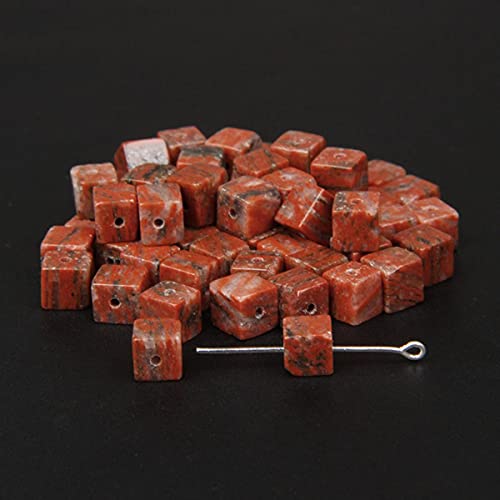 Modefarben 4 mm / 6 mm / 8 mm quadratische Perlen Würfel Natursteinperlen DIY handgefertigte Edelsteinperlen für die Schmuckherstellung Großhandel-Rutil, 4 mm ca. 20 Stück Modefarben 4 mm / 6 mm / 8 mm quadratische Perlen Würfel Natursteinperlen DIY handgefertigte Edelsteinperlen für die Schmuckherstellung Großhandel-Rutil, 4 mm ca. 20 Stück von BFAUNRY