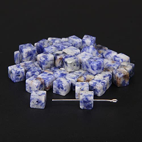 Modefarben 4 mm / 6 mm / 8 mm quadratische Perlen Würfel Natursteinperlen DIY handgefertigte Edelsteinperlen für die Schmuckherstellung Großhandel-Sodalith, 4 mm ca. 40 Stück Modefarben 4 mm / 6 mm / 8 mm quadratische Perlen Würfel Natursteinperlen DIY handgefertigte Edelsteinperlen für die Schmuckherstellung Großhandel-Sodalith, 4 mm ca. 40 Stück von BFAUNRY