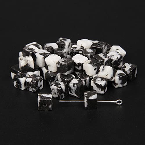 Modefarben 4 mm / 6 mm / 8 mm quadratische Perlen Würfel Natursteinperlen DIY handgefertigte Edelsteinperlen für die Schmuckherstellung Großhandel-Zebra-Jaspis, 4 mm ca. 20 Stück Modefarben 4 mm / 6 mm / 8 mm quadratische Perlen Würfel Natursteinperlen DIY handgefertigte Edelsteinperlen für die Schmuckherstellung Großhandel-Zebra-Jaspis, 4 mm ca. 20 Stück von BFAUNRY