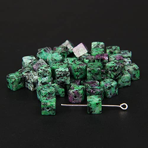Modefarben 4 mm / 6 mm / 8 mm quadratische Perlen Würfel Natursteinperlen DIY handgefertigte Edelsteinperlen für die Schmuckherstellung Großhandel-Zoisit, 8 mm ca. 20 Stück Modefarben 4 mm / 6 mm / 8 mm quadratische Perlen Würfel Natursteinperlen DIY handgefertigte Edelsteinperlen für die Schmuckherstellung Großhandel-Zoisit, 8 mm ca. 20 Stück von BFAUNRY